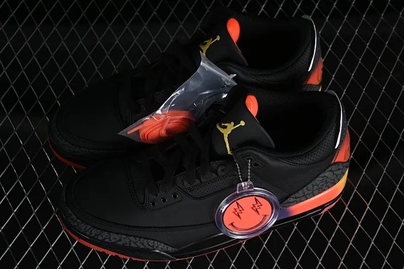 All categories Air Jordan Jordan series basketball shoes Air Jordan 3 foreign trade version Air Jordan 3 "Rio" AJ3 Joe 3 black rainbow FN0344-001